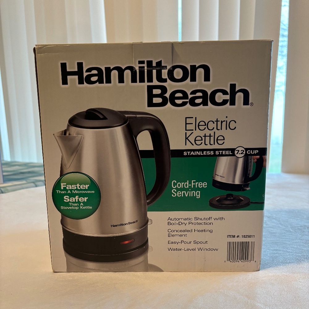 Hamilton Beach electric kettle